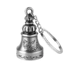 Iqnex guardian bell for bike Tibetan Key Chain Good Luck Key Chain For Bike key ring Positivity | Antique Finish | 10 CM Dragon & Bird Engravings for bike