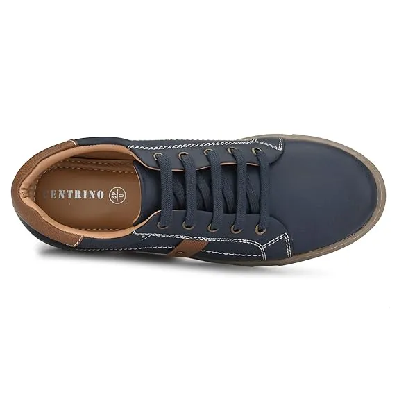 Centrino Casual Sneakers for Men | Stylish Lace-Up Sneakers with Cushioned Insole | Comfortable Walking Shoes with Rounded Front & Anti-Skid Sole (4457)| size= 10UK